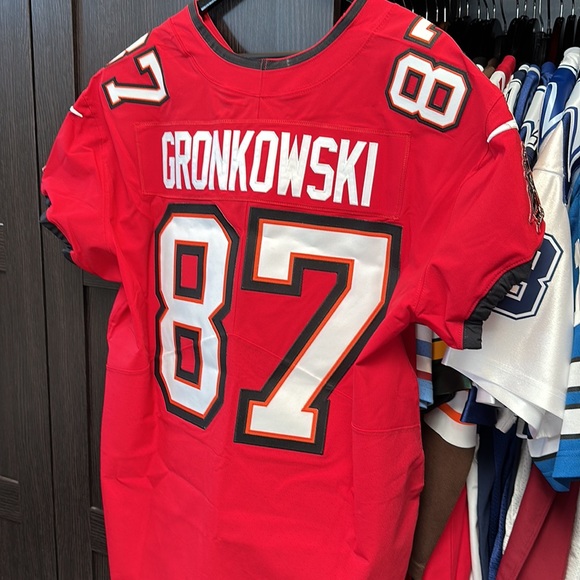 Rob Gronkowski Tampa Bay Buccaneers Nike Vapor Elite Authentic Jersey - 52/XXL - Picture 15 of 16